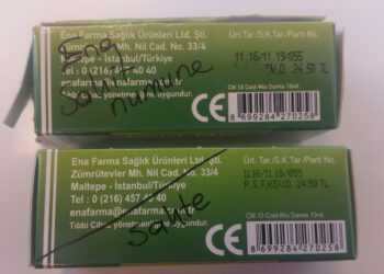 Sahte ürün ve orjinal ürün fotoğrafları