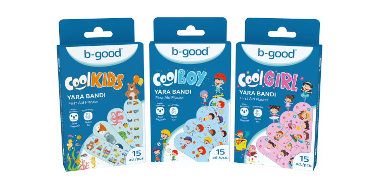 Cool Çocuklar İçin Renkli Dünyasıyla b-good Yara Bantları