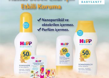 HİPP BABYSANFT GÜNEŞ ÜRÜNLERİ İLE CİLDİNİZİ KORUYUN…