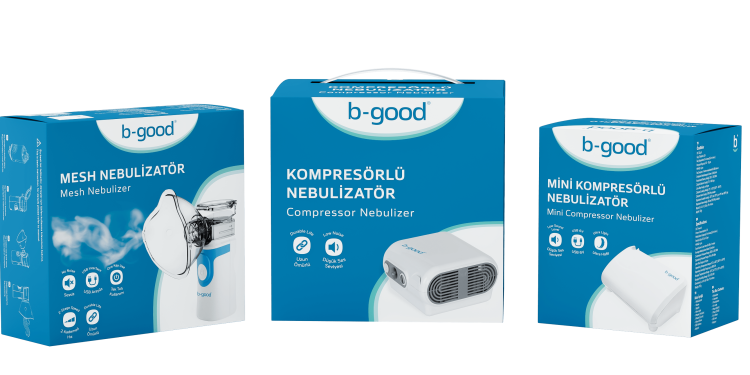 b-good, üst ve alt solunum yollarının tedavisinde etkili nebulizatör ailesini tanıttı